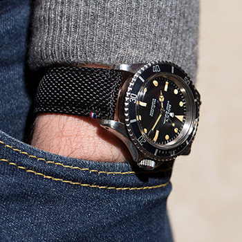 Tampa watch strap in Cordura canvas sporty and elegant